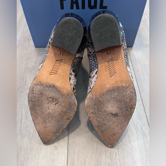 PAIGE Willa In Snake Black Multi Boots - Picture 8 of 9